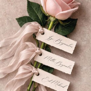 Eid Etikett für Blumenstrauß